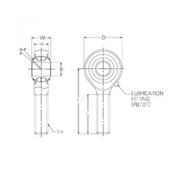 Self-Aligning Ball Bearings PBR16EFN NMB #1 image