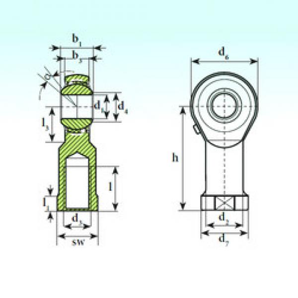 Self-Aligning Ball Bearings TSF 18 BB-O ISB #1 image