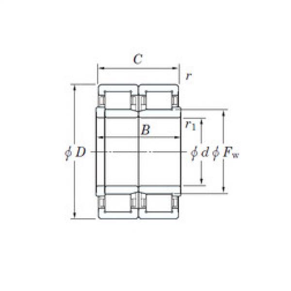 Cylindrical Roller Bearings 2CR2624 KOYO #1 image