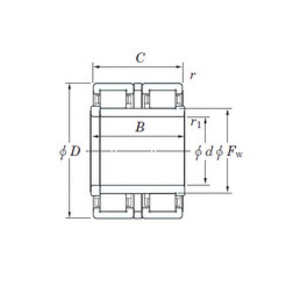 Cylindrical Roller Bearings 2CR100 KOYO #1 image