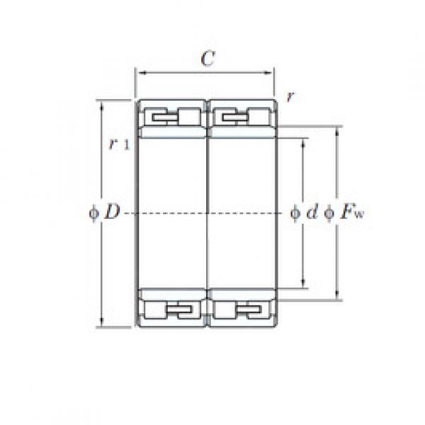 Cylindrical Roller Bearings 30FC21120 KOYO #1 image