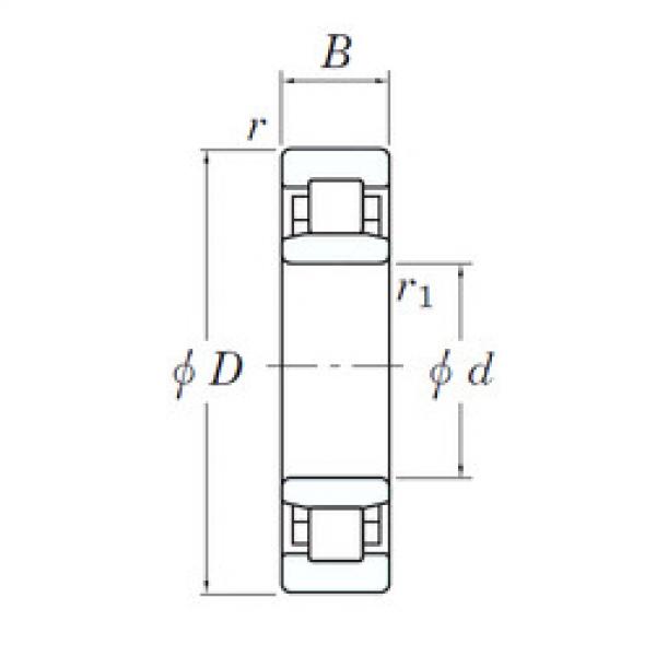 Cylindrical Roller Bearings 3NC NU1011 FY KOYO #1 image