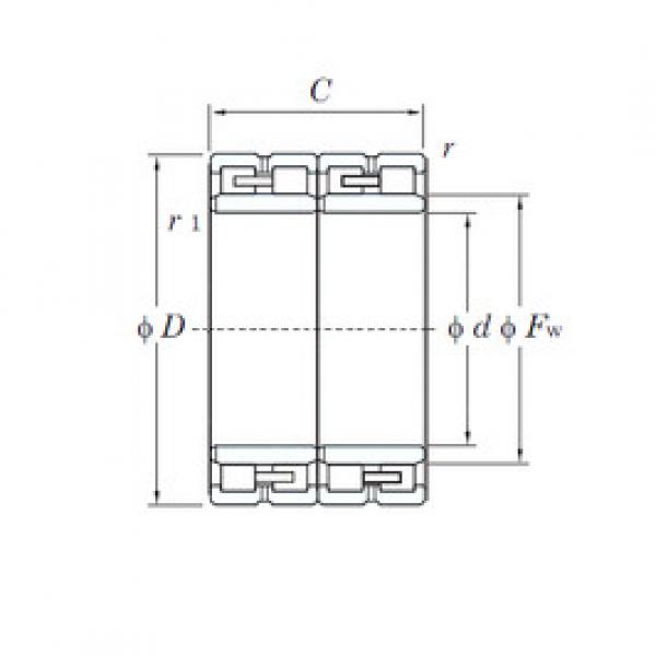 Cylindrical Roller Bearings 60FC42300W KOYO #1 image