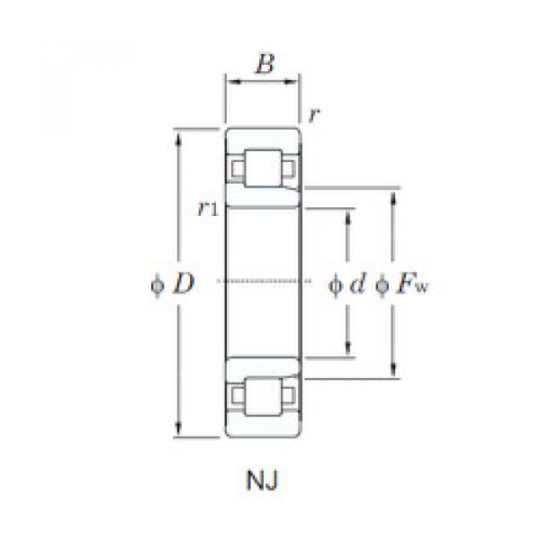 Cylindrical Bearing NJ204 KOYO #1 image