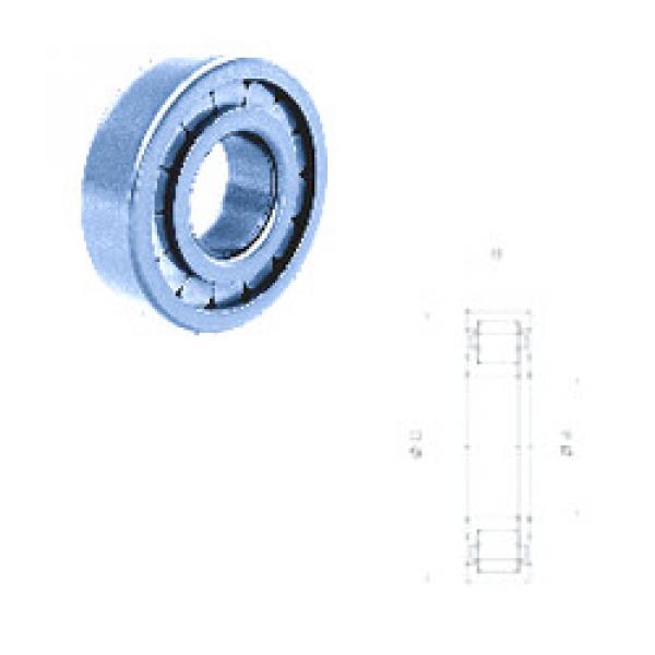 cylindrical bearing nomenclature NUP308FMNR/C3 Fersa #1 image