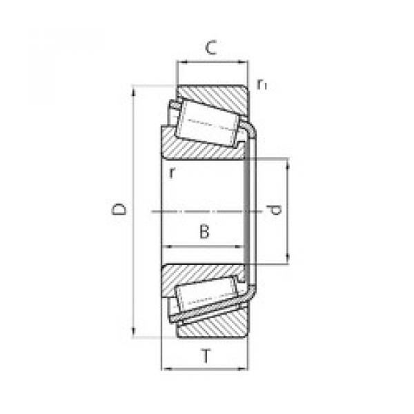 tapered roller dimensions bearings 33019 PFI #1 image