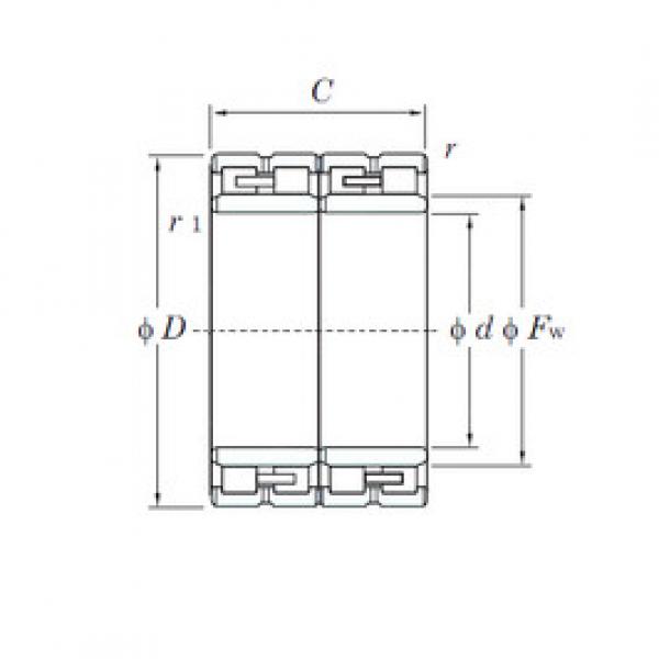 Cylindrical Roller Bearings 74FC52400W KOYO #1 image