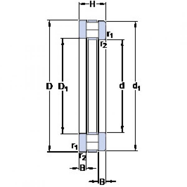 Cylindrical Roller Bearings 89314 TN SKF #1 image