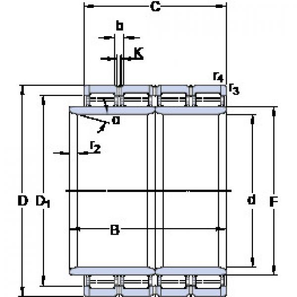 Cylindrical Roller Bearings BC4B 316341/HA4 SKF #1 image