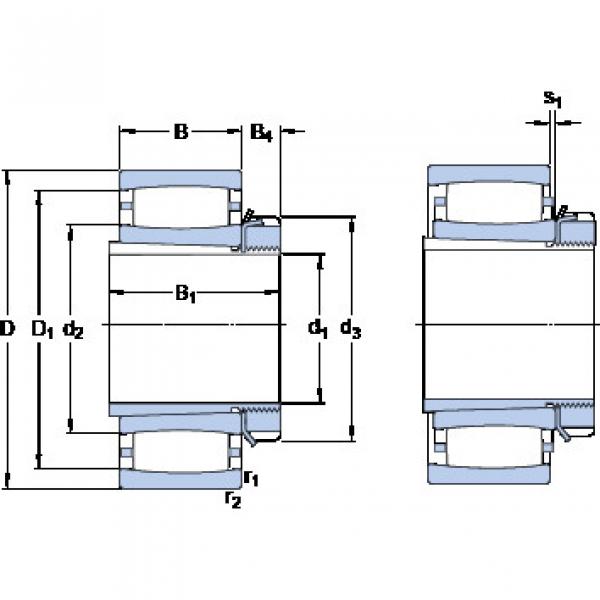 Cylindrical Roller Bearings C 2226 K + H 3126 L SKF #1 image