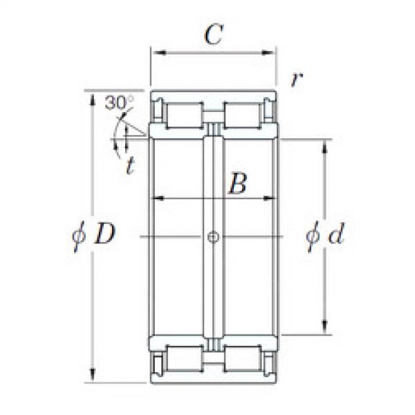 Cylindrical Roller Bearings DC5068 KOYO #1 image