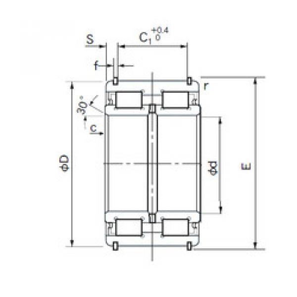 Cylindrical Roller Bearings E5008NRNT NACHI #1 image