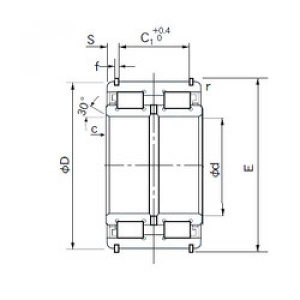 Cylindrical Roller Bearings E5008NR NACHI #1 image