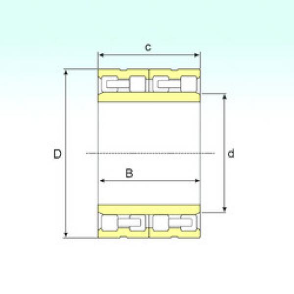 Cylindrical Roller Bearings FC 182870 ISB #1 image