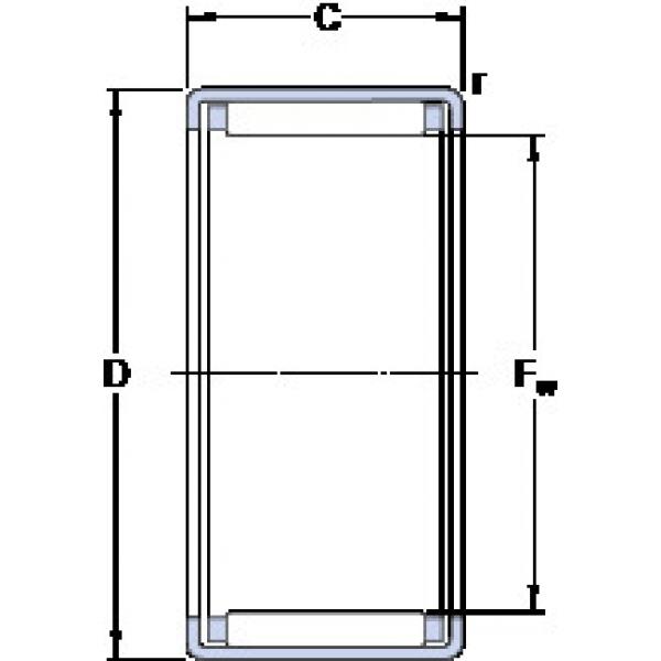 Cylindrical Roller Bearings HK 0408 SKF #1 image