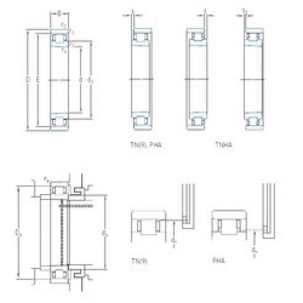 Cylindrical Roller Bearings N 1008 KTNHA/HC5SP SKF #1 image