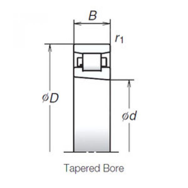 Cylindrical Roller Bearings N1008MRKR NSK #1 image