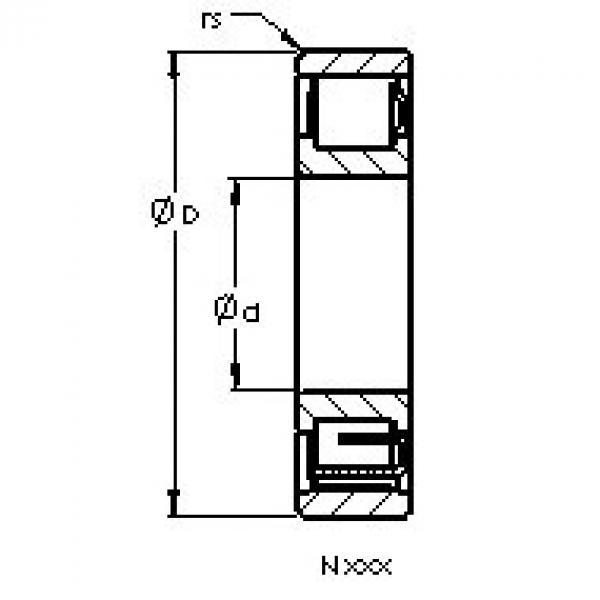 Cylindrical Roller Bearings N1013 M AST #1 image