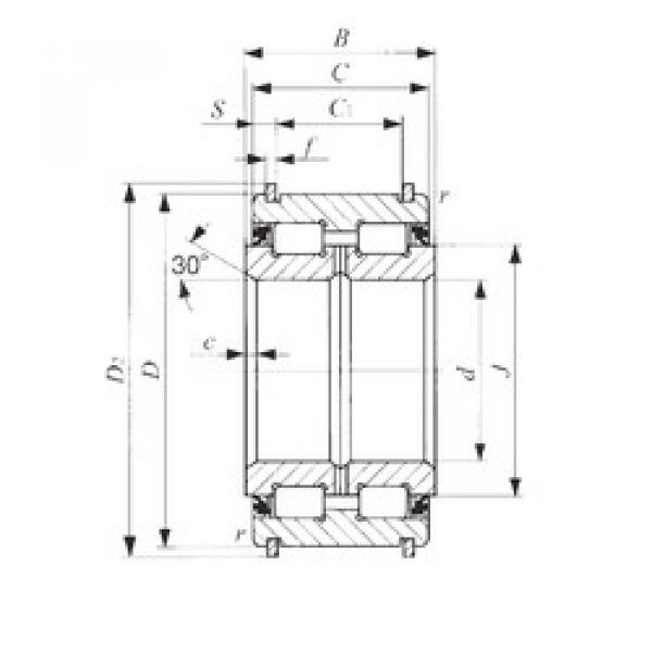 Cylindrical Roller Bearings NAS 5010UUNR IKO #1 image
