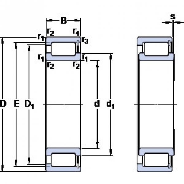 Cylindrical Roller Bearings NCF 1860 V SKF #1 image