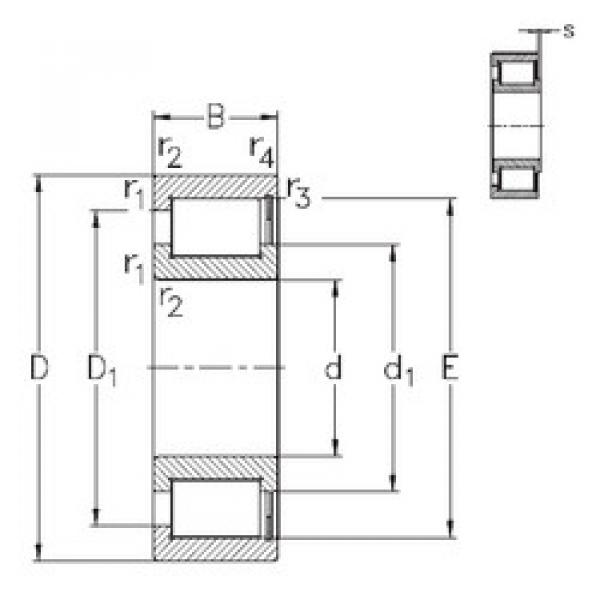 Cylindrical Bearing NCF29/950-V NKE #1 image