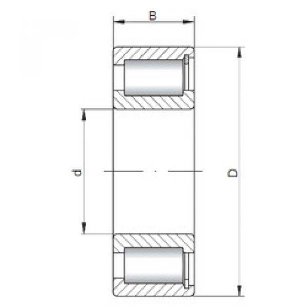 Cylindrical Bearing NCF3072 V ISO #1 image
