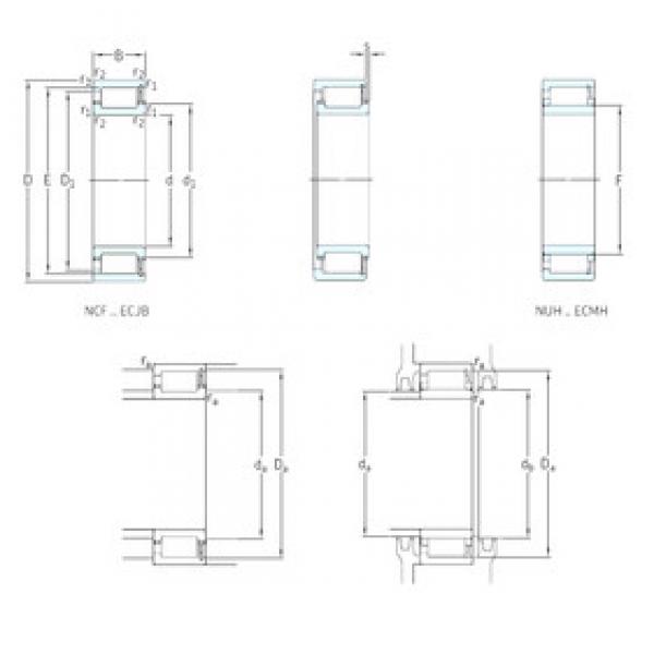 Cylindrical Roller Bearings Distributior NUH2248ECMH SKF #1 image