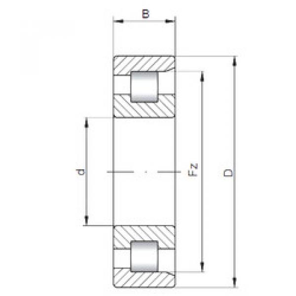 Cylindrical Bearing NF10/500 ISO #1 image