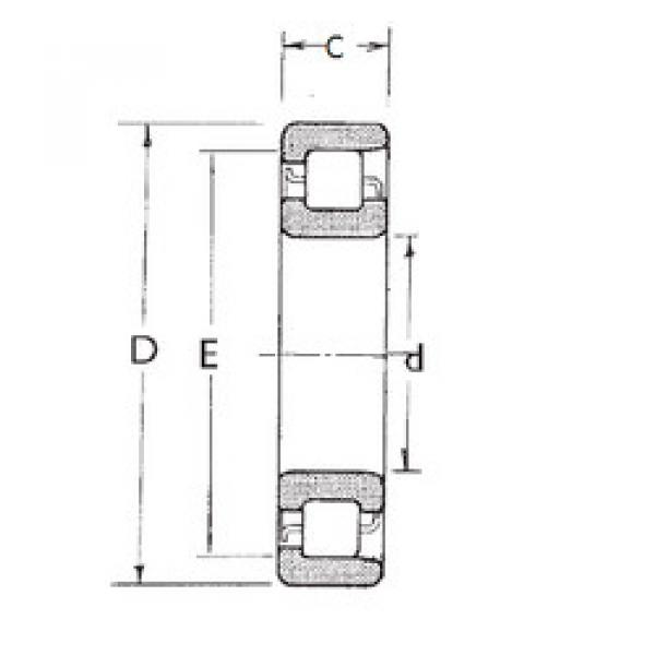 Cylindrical Bearing NF210 FBJ #1 image