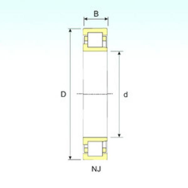 Cylindrical Bearing NJ 1016 ISB #1 image