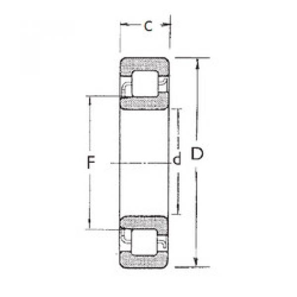 Cylindrical Bearing NJ207 FBJ #1 image