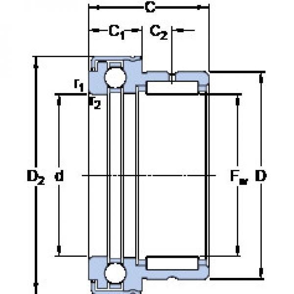 Cylindrical Bearing NKX 15 Z SKF #1 image