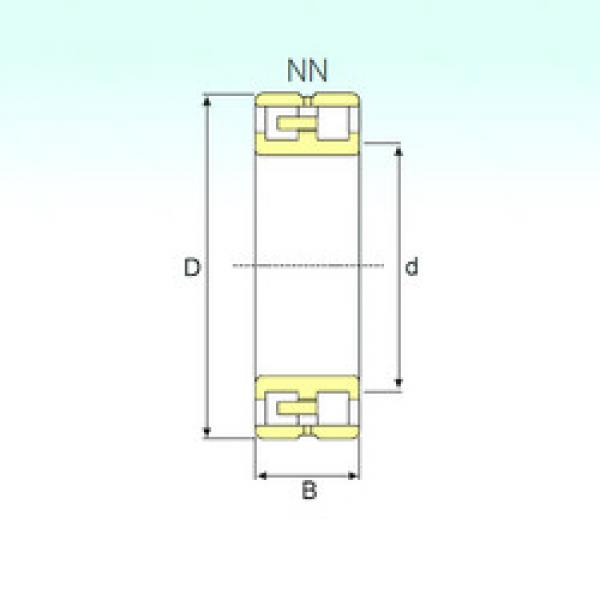 Cylindrical Bearing NN 3005 SP ISB #1 image