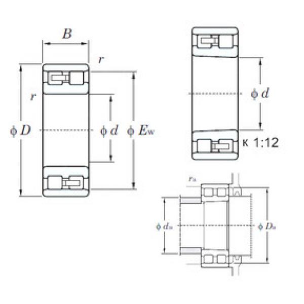 Cylindrical Bearing NN3005K KOYO #1 image