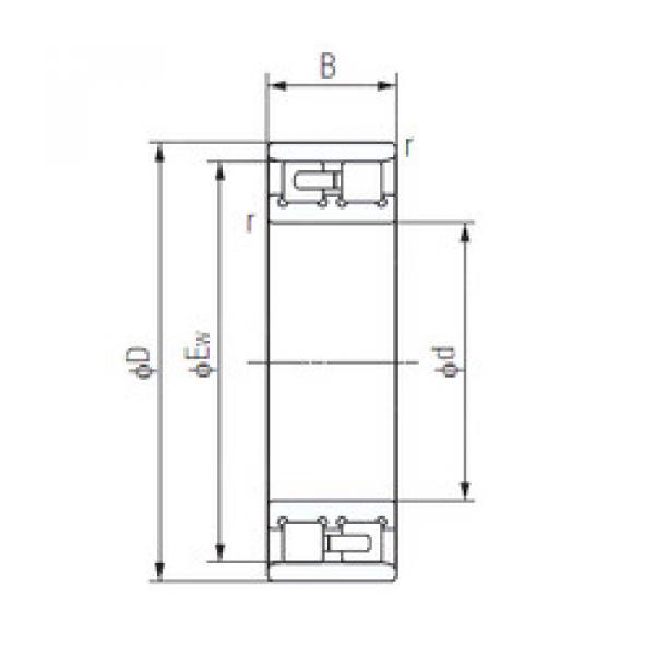 Cylindrical Bearing NN3005 NACHI #1 image