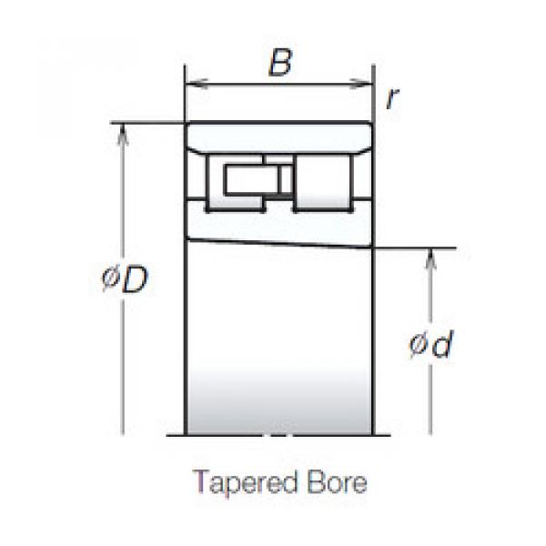 Cylindrical Bearing NN3006TBKR NSK #1 image