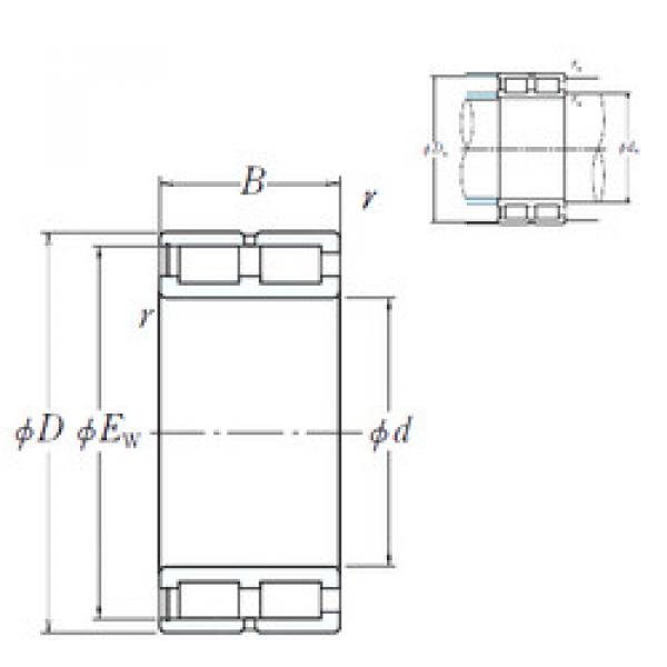 Cylindrical Bearing NNCF48/500V NSK #1 image