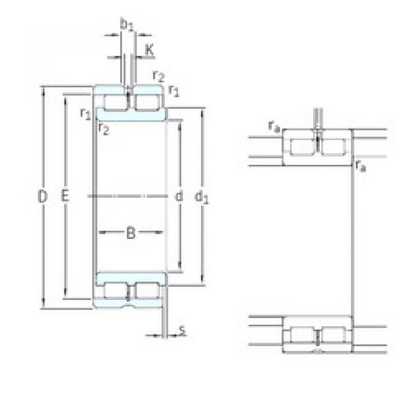 Cylindrical Bearing NNCL4844CV SKF #1 image