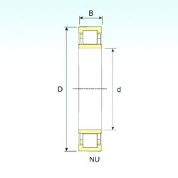 Cylindrical Roller Bearings Distributior NU 1020 ISB #1 image