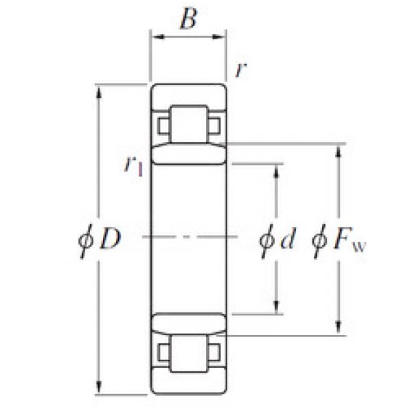 Cylindrical Roller Bearings Distributior NU10/500 KOYO #1 image