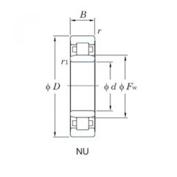 Cylindrical Roller Bearings Distributior NU1007 KOYO #1 image