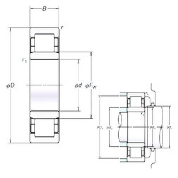 Cylindrical Roller Bearings Distributior NU206EM NSK #1 image