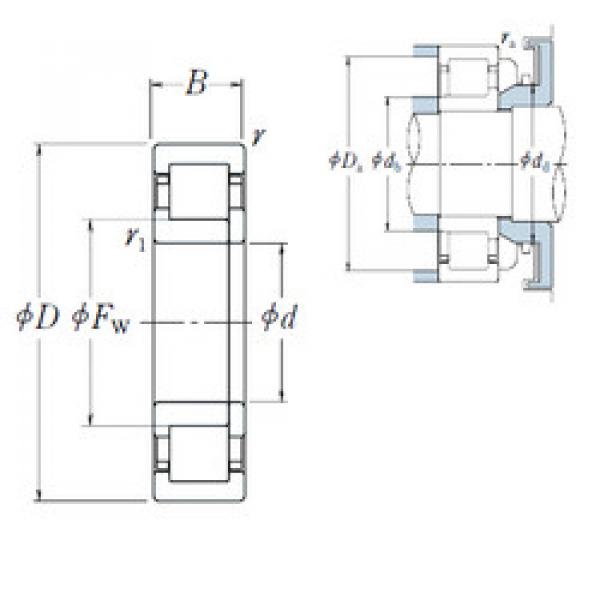 Cylindrical Roller Bearings Distributior NUP2212 ET NSK #1 image