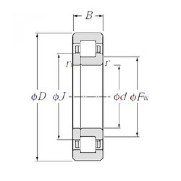 cylindrical bearing nomenclature NUP409 CYSD #1 image