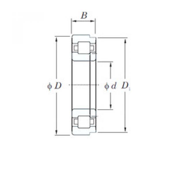 cylindrical bearing nomenclature NUP306 KOYO #1 image