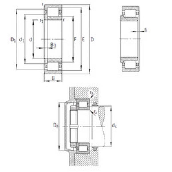 Cylindrical Roller Bearings Distributior NUP2244-EX-M1 FAG #1 image