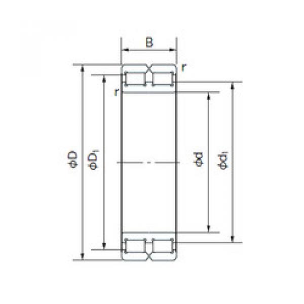 cylindrical bearing nomenclature RB4830 NACHI #1 image