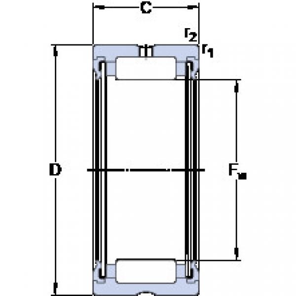 cylindrical bearing nomenclature RNA 4905.2RS SKF #1 image