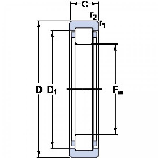 cylindrical bearing nomenclature RNU 202 ECP SKF #1 image