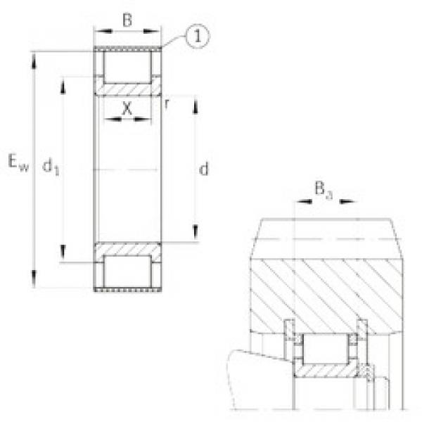 cylindrical bearing nomenclature RSL182204-A INA #1 image